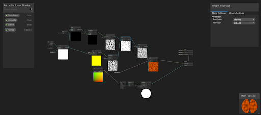 Portal Shader graph