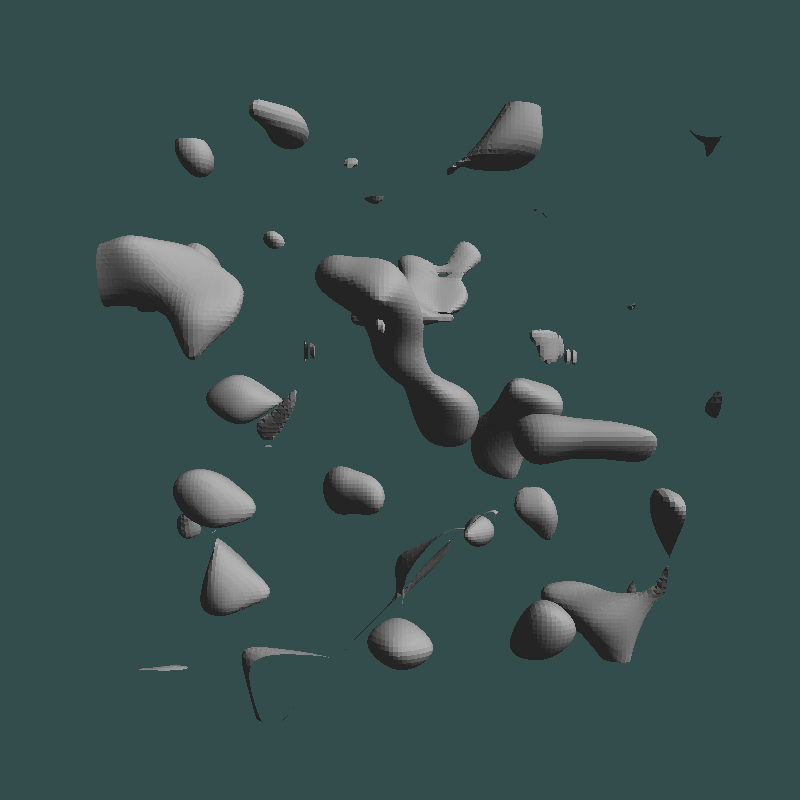 Marching cube with interpolation