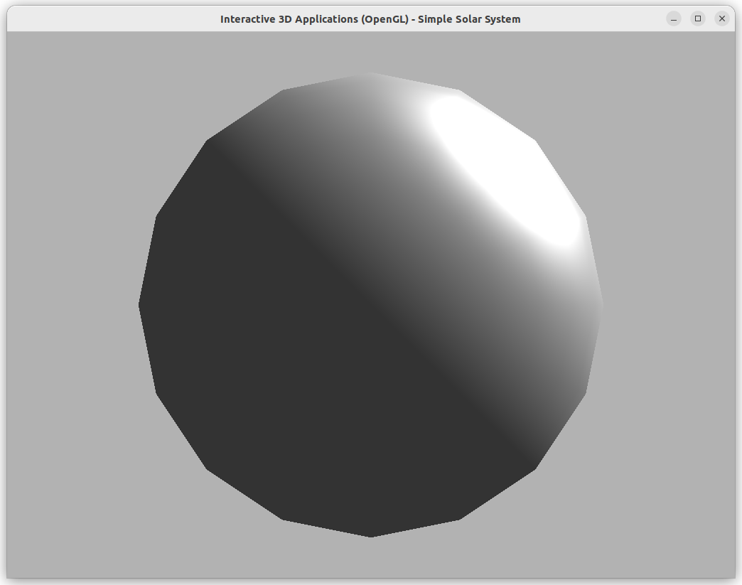 Sphere with shading