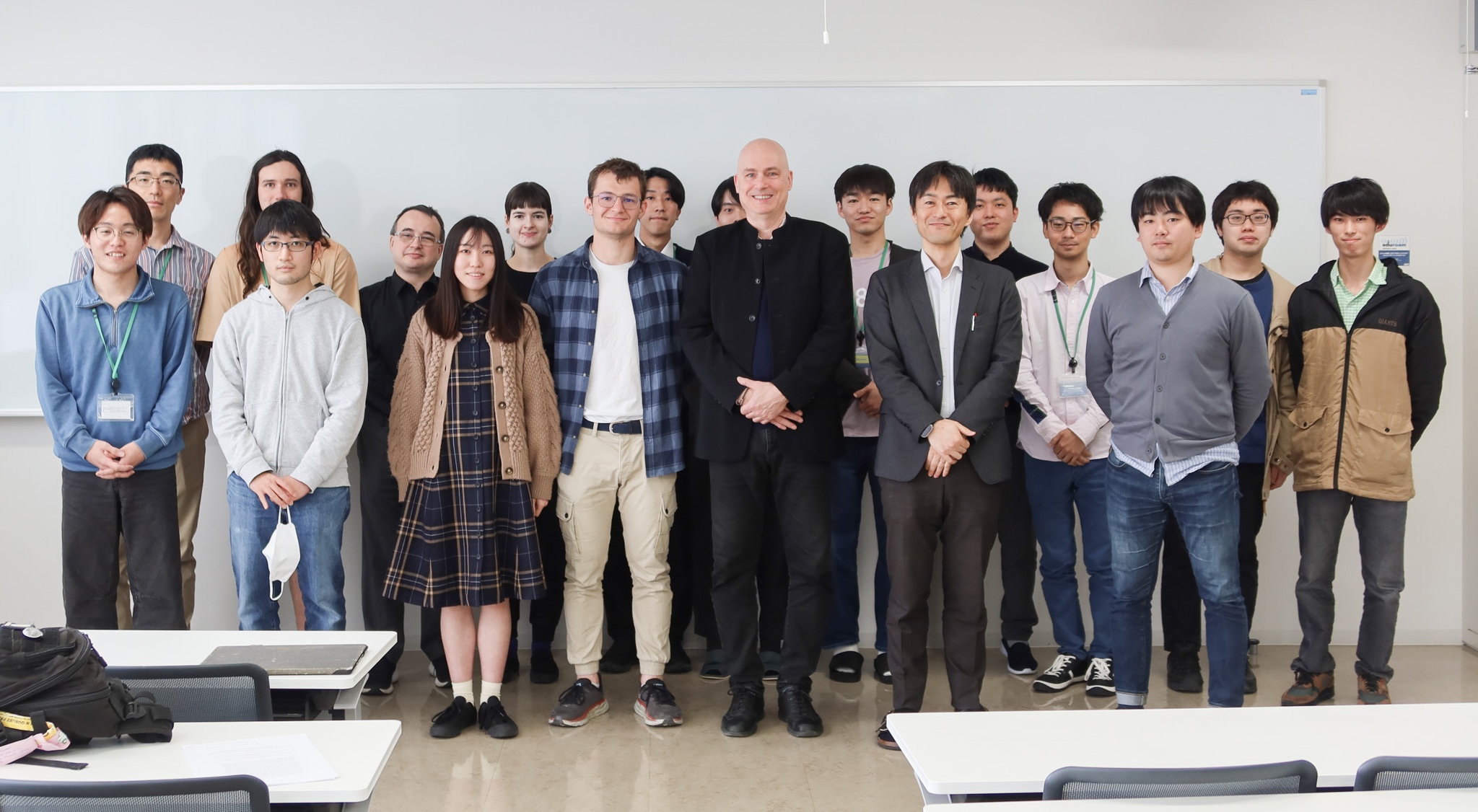Tohoku Univ. Florian Delizy,
Elise Tasso, Julien Béguinot, O.R., Naofumi Homma, Rei Ueno